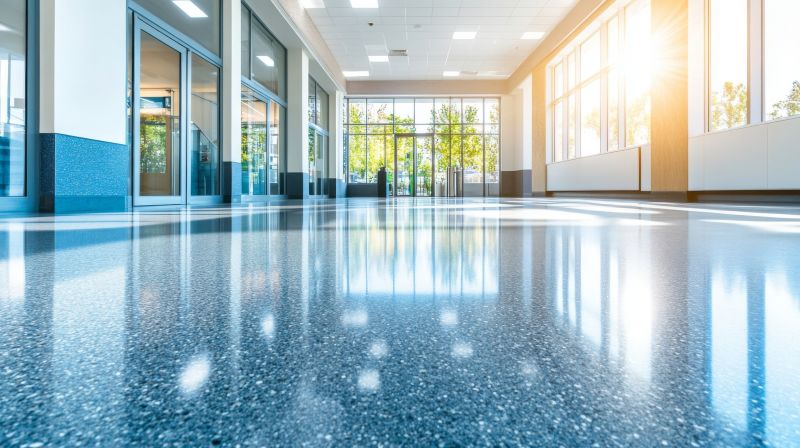 Commercial concrete flooring