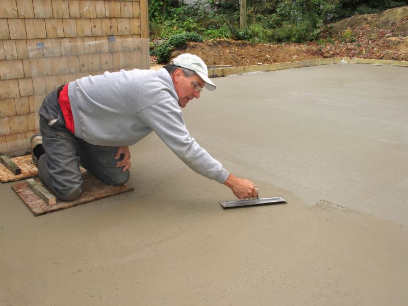 Concrete finishing techniques